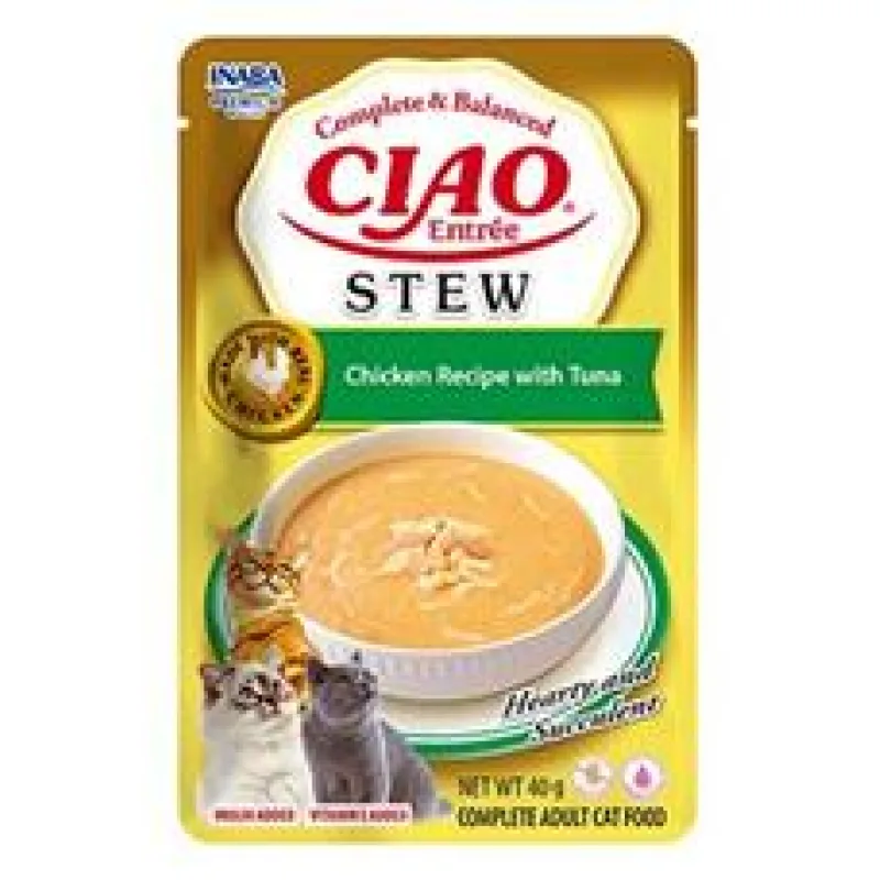 Churu Cat Entrée Stew Chicken Recipe with Tuna 40g