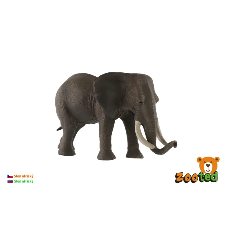 ZOOted Slon africký zooted plast 17cm