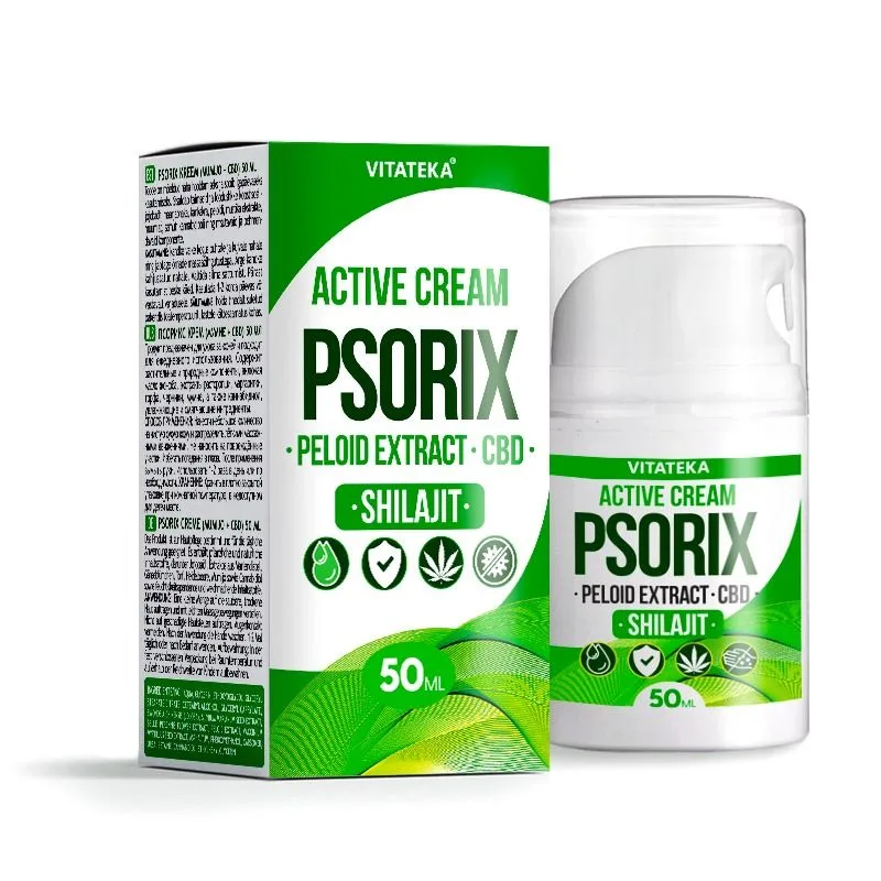 Vitateka PSORIX aktívny krém (CBD + Mumio) – 50 ml –