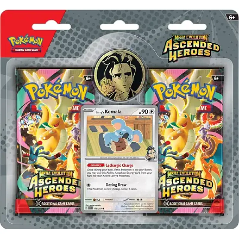 Pokémon TCG TCG Ascended Heroes – Larry's Komala 2-Pack Blister