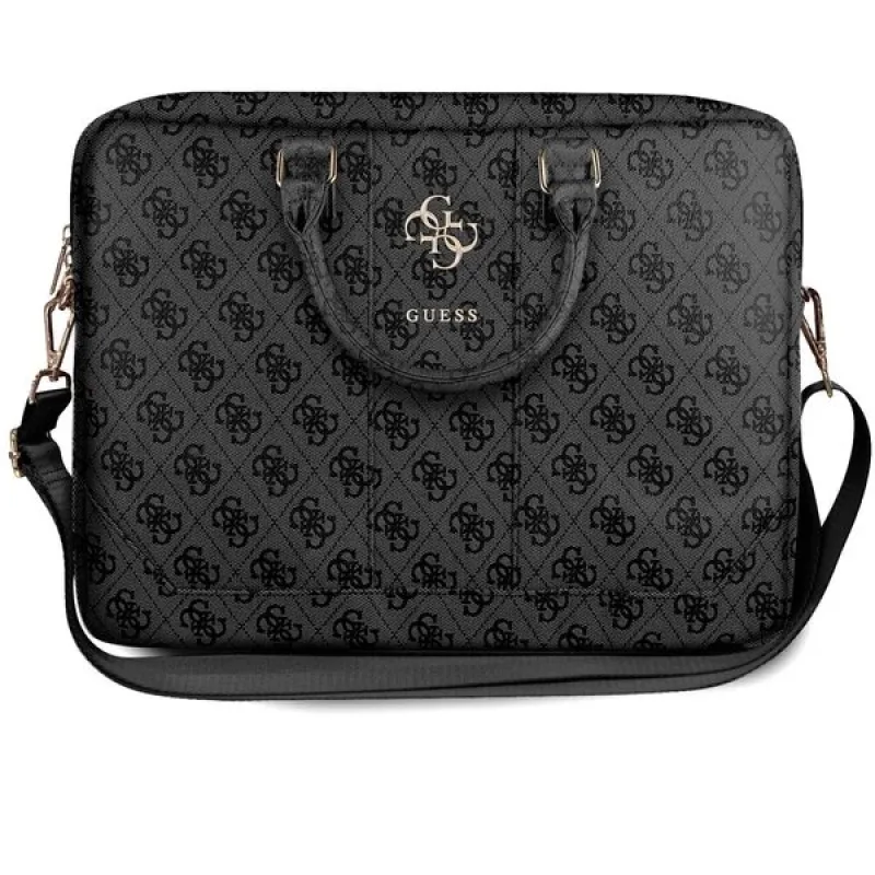 Guess PU 4G Metal Logo Taška na MacBook 15/16" šedá 57983103536