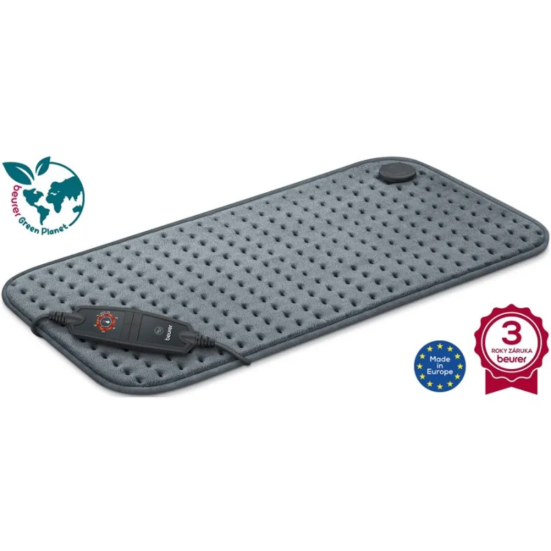 Beurer HK 123 XXL Cosy Grey Green Planet Vyhrievacia poduška