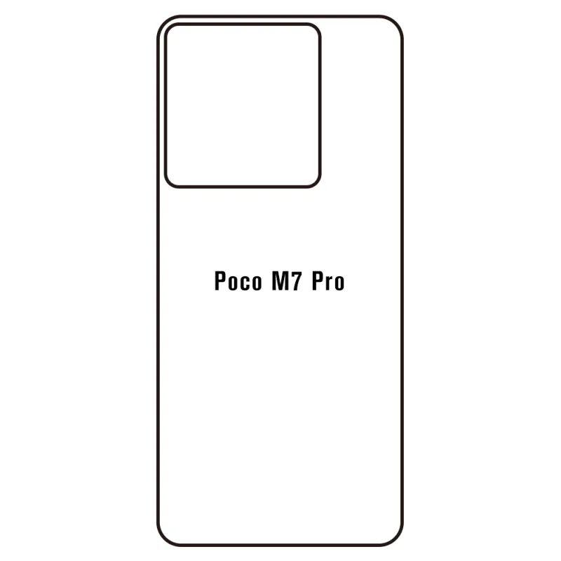 Sunshine Xiaomi Poco M7 Pro 5G Zadná Hydrogél ochranná fólia Strih: Zadná časť 1, Typ fólie: Číra