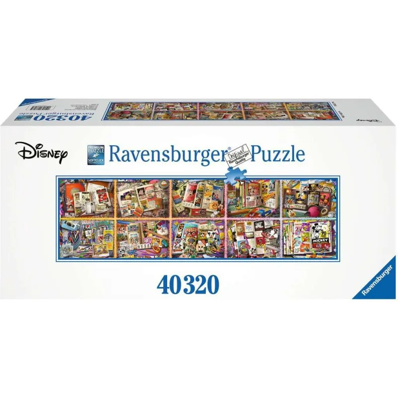 Puzzle Ravensburger 40320 dielikov Mickey Mouse počas rokov