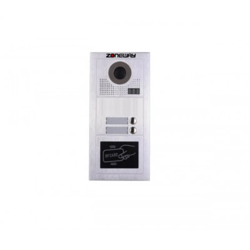 RFID přístupový systém/videozvonek - bytové tablo Zoneway ZW-619-2D