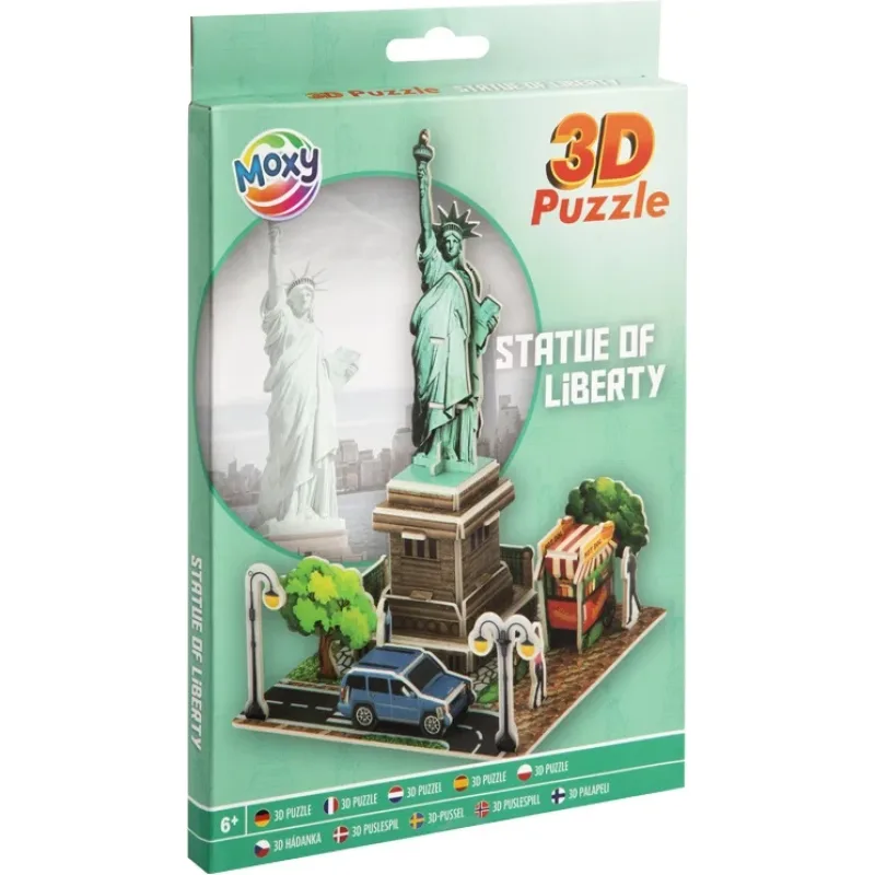 3D puzzle Moxy Socha Slobody 27 dielikov