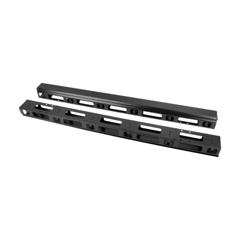 VERTIKÁLNÍ PANEL PRO VEDENÍ KABELŮ 27U PRO 19" VOLNĚ STOJÍCÍ SKŘÍNĚ 2KS ČERNÝ LANBERG AK-1207-B