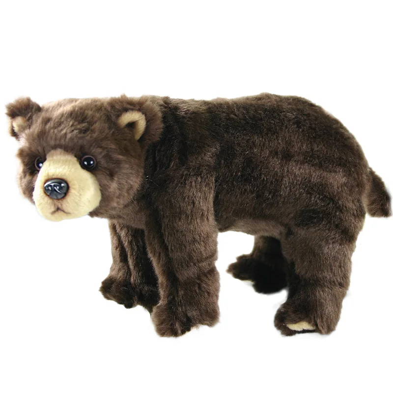 Rappa Plyšový medveď hnedý stojaci 40 cm ECO-FRIENDLY