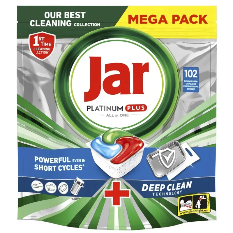 JAR Platinum Plus Deep Clean 102ks