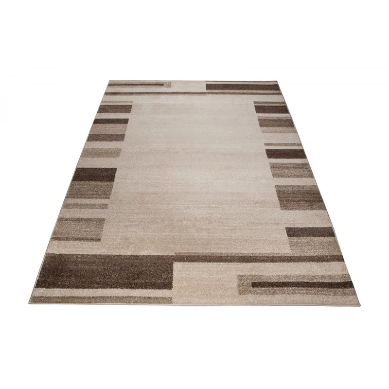 Chemex Kusový koberec Ostrava - moderna 1 - béžový Rozmer koberca: 80x150 cm