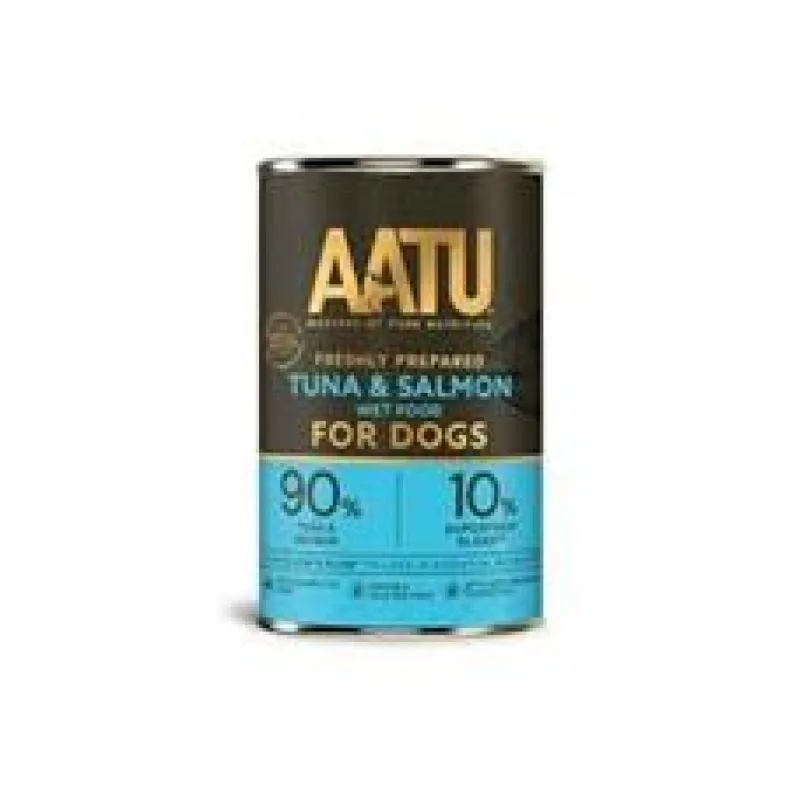 AATU Dog Tuna n Salmon konz. 400g