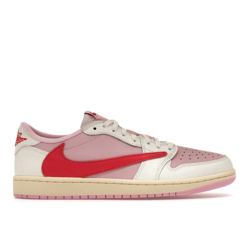 Jordan 1 Retro Low OG SP Travis Scott Sail Tropical Pink - 47