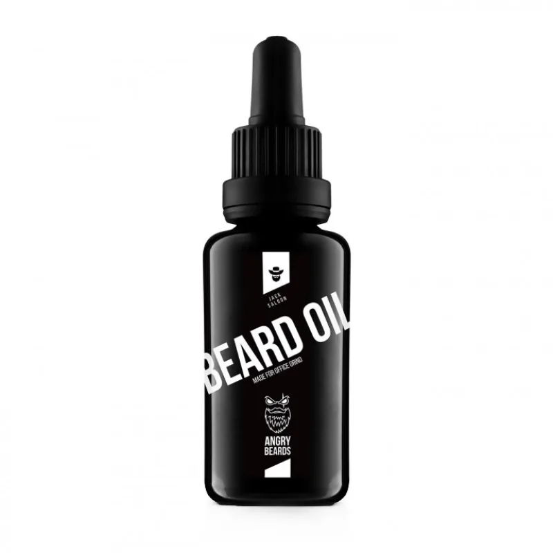 Olej na fúzy ANGRY BEARDS Jack Saloon 30 ml