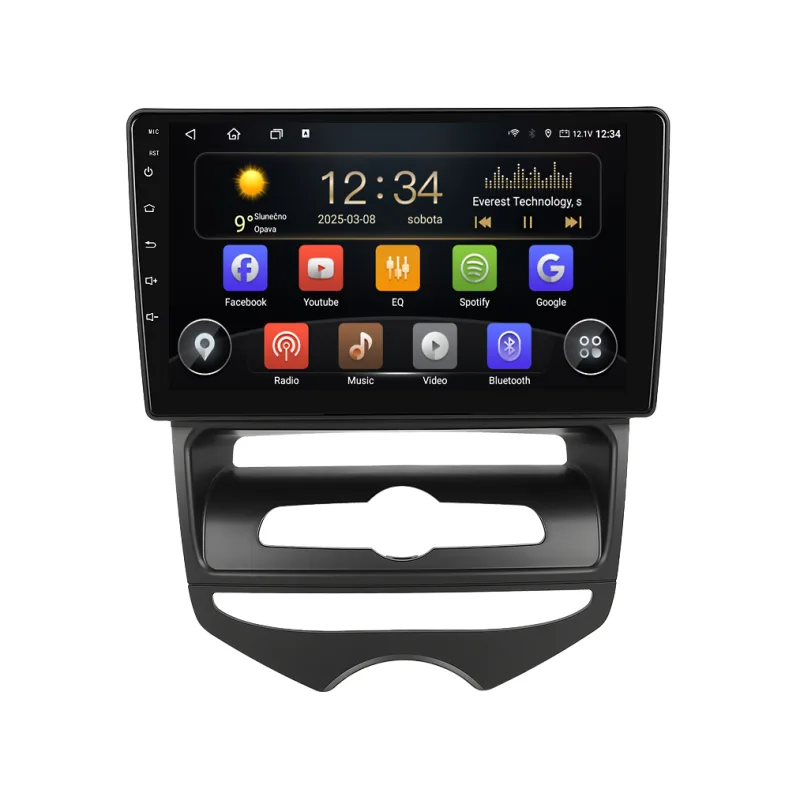 Isudar 2DIN autorádio T72-IEV148 Android, Hyundai ix20, manuální klimatizace T72-UN08M/A8246.