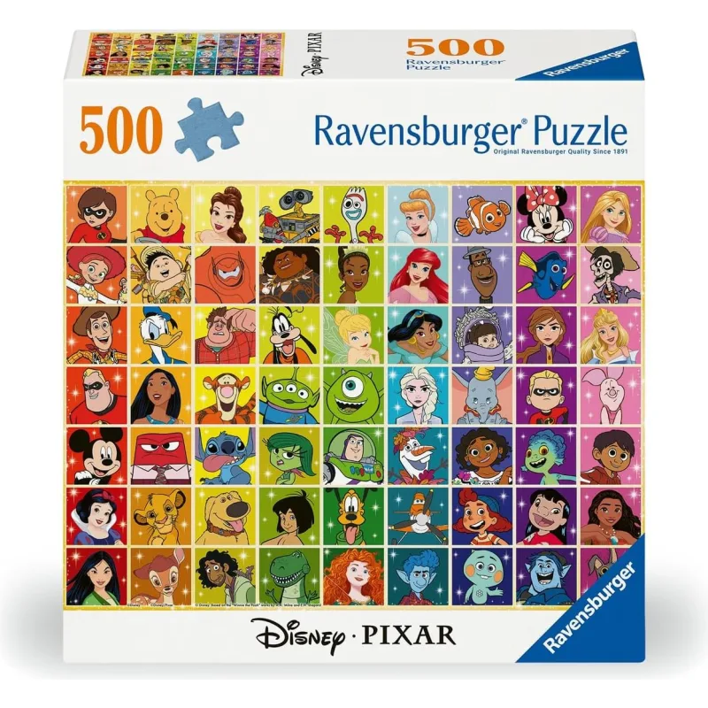 Puzzle Ravensburger 500 dielikov Farebná paleta Disney & Pixar