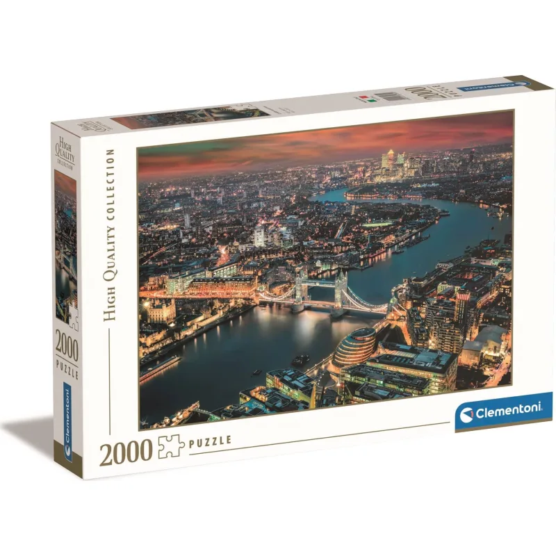 Puzzle Clementoni 2000 dielikov Letecký pohľad na Londýn