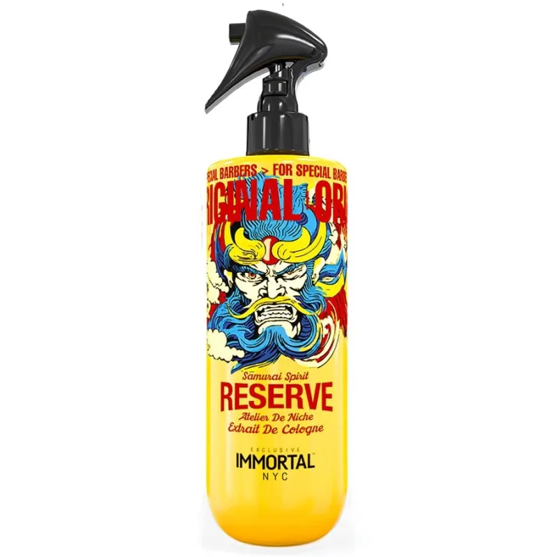 Kolínska v spreji IMMORTAL Reserve Samurai Spirit Extrait de Cologne for special barbers 500 ml