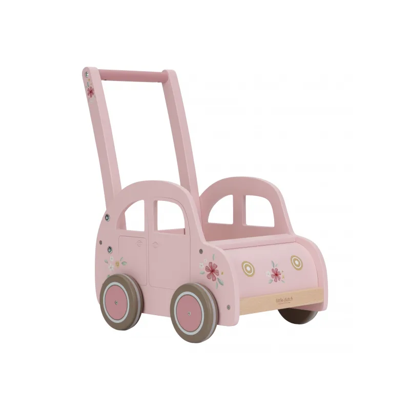 Little Dutch Auto vozík drevené Pink