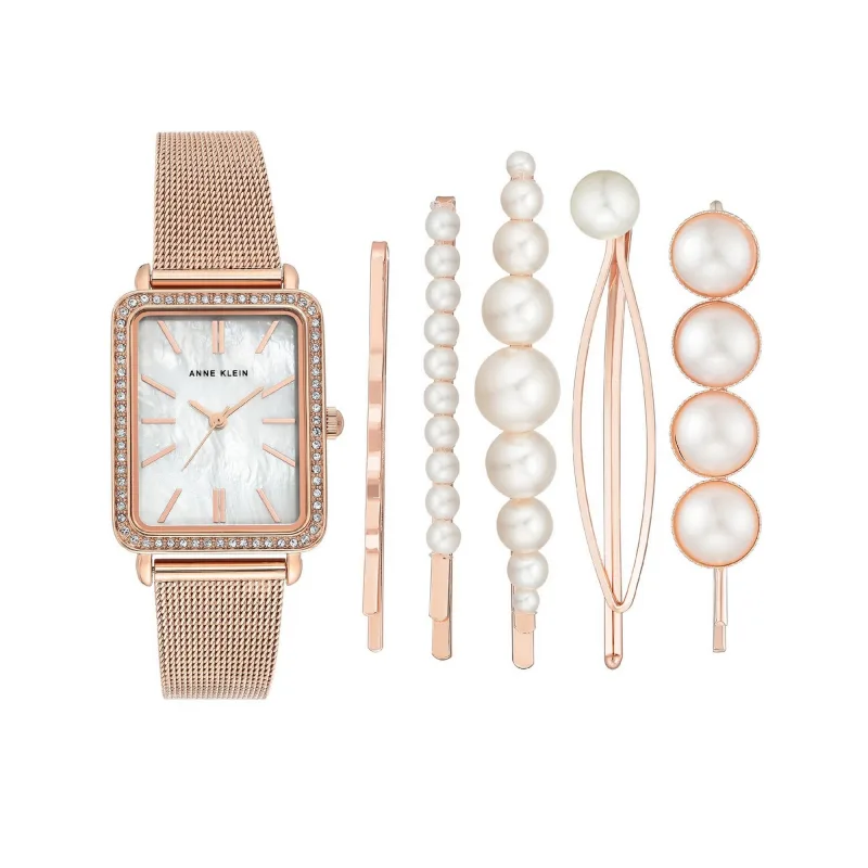 Darčeková súprava hodiniek Anne Klein AK/3642RGST