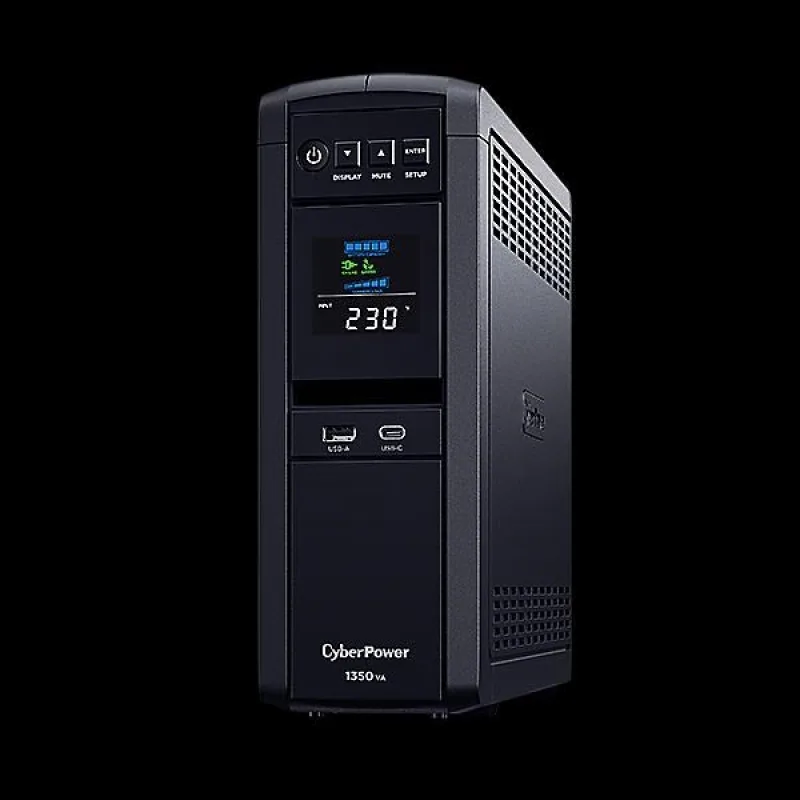 CyberPower PFC SineWave LCD GP UPS 1350VA/ 810W, Schuko zásuvky…