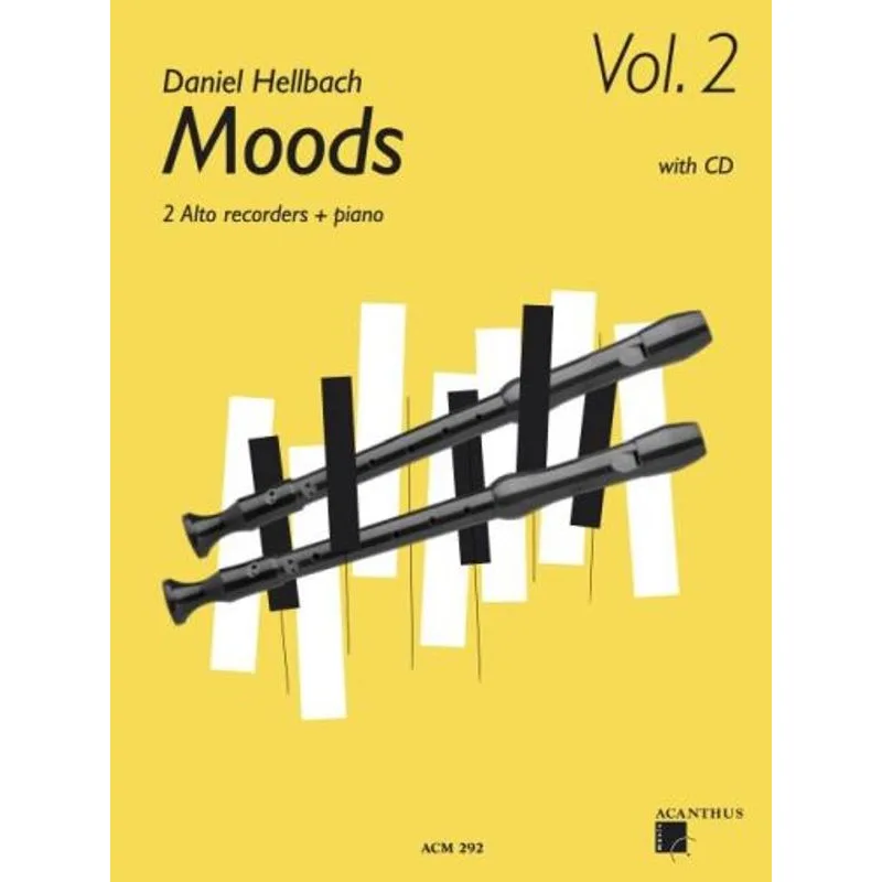 Acanthus Moods 2 + CD (pro 2 altové flétny)