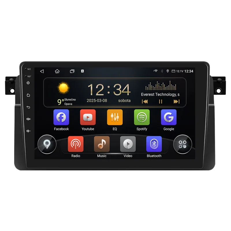 Isudar 2DIN autorádio T72-IEV84 Android, BMW E46 T72-UN08M/A7200.