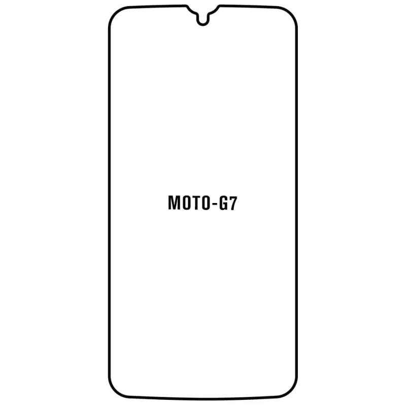Sunshine Motorola G7 Predná Hydrogél ochranná fólia Strih: Kompatibilná s krytom, Typ fólie: Anti-Spy (Privacy)