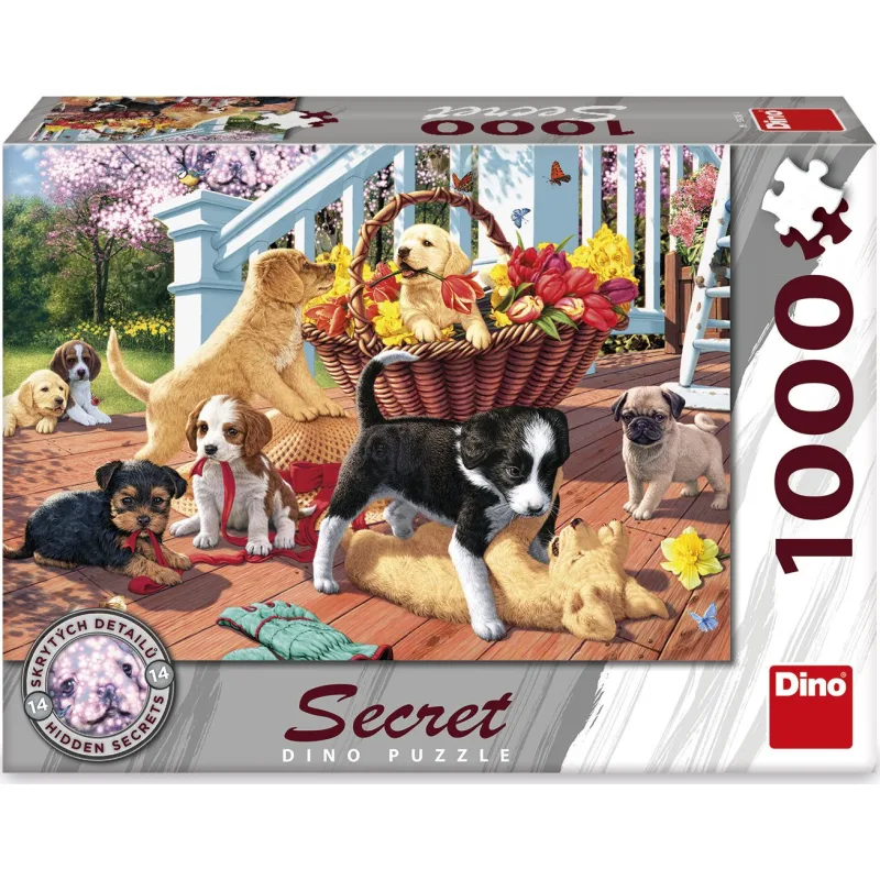 Dino Puzzle Secret Collection: Šteniatka 1000 dielikov