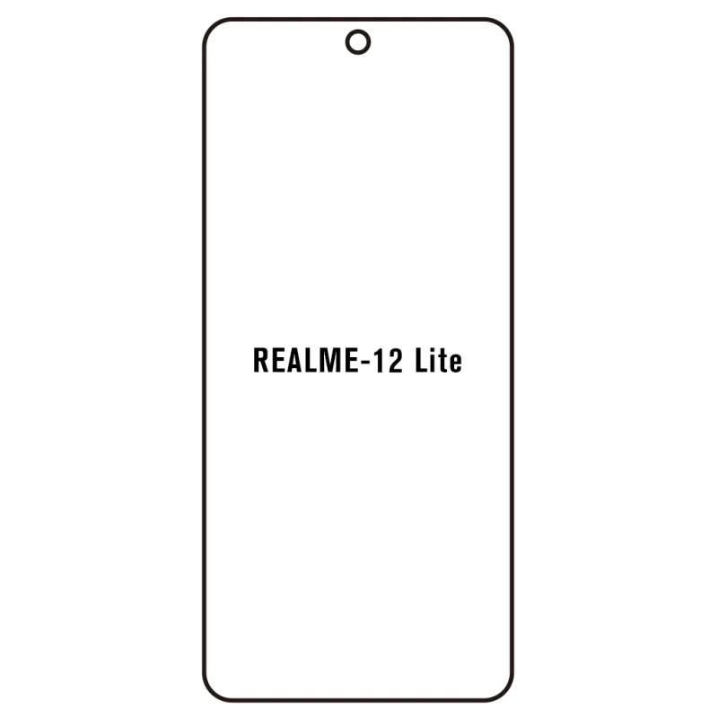 Sunshine Realme 12 Lite Predná Hydrogél ochranná fólia Strih: Predná 2, Typ fólie: Anti-Spy (Privacy)