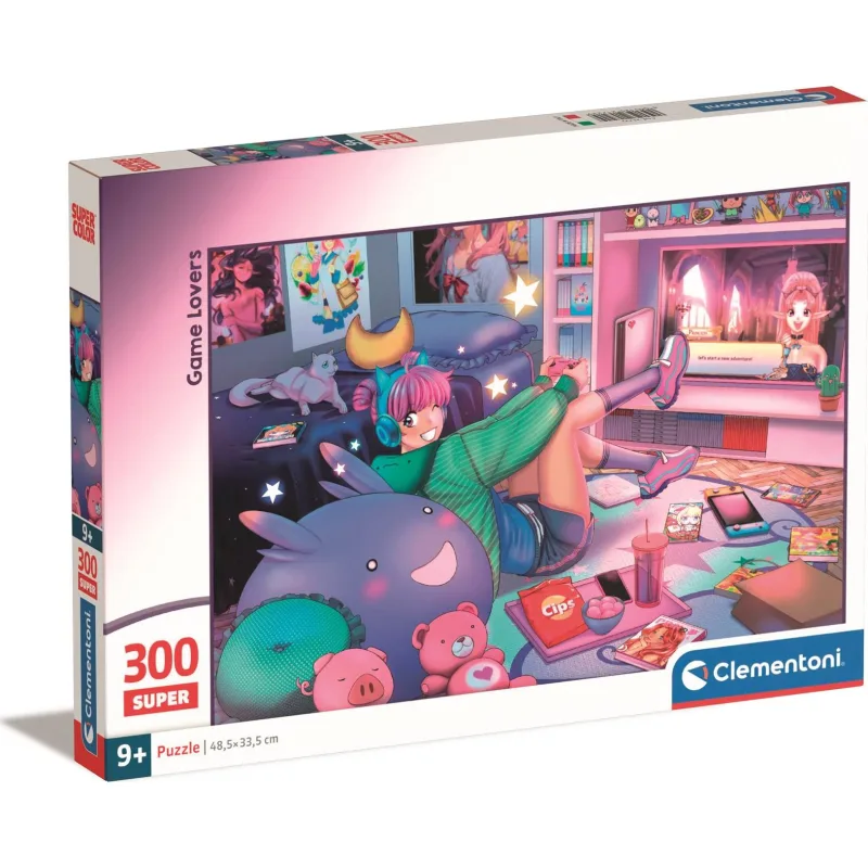 Clementoni Puzzle Herní nadšenci 300 dielikov