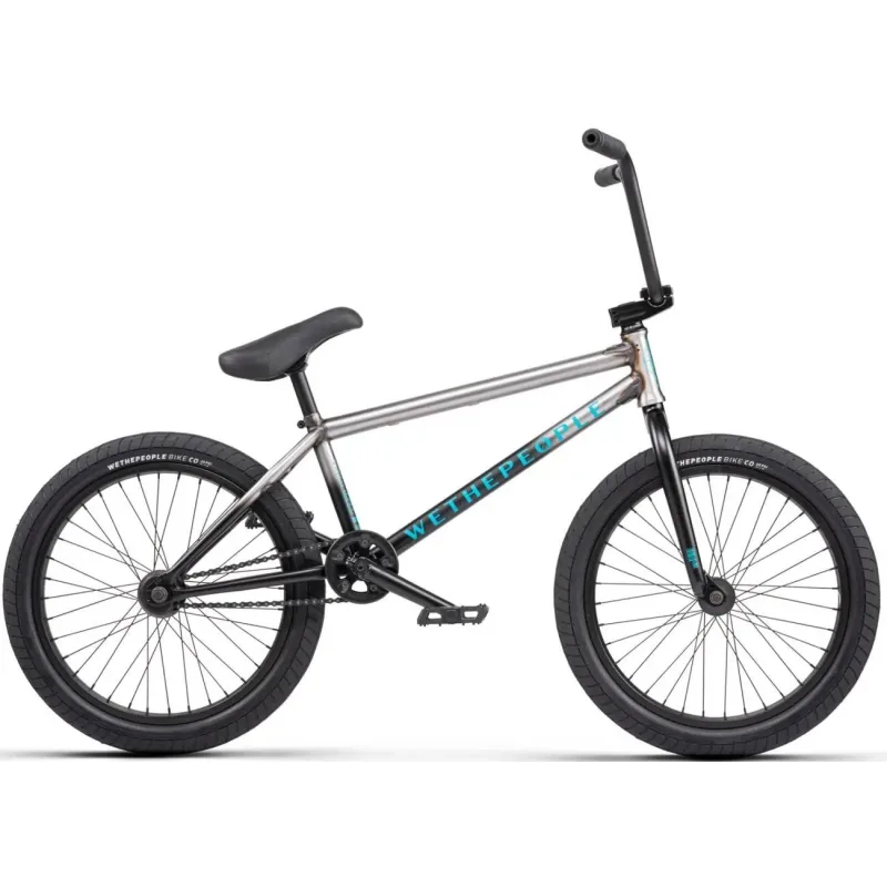 Wethepeople Justice 20" Freestyle BMX Bicykel (20.75"|Matt Black/Raw Fade)