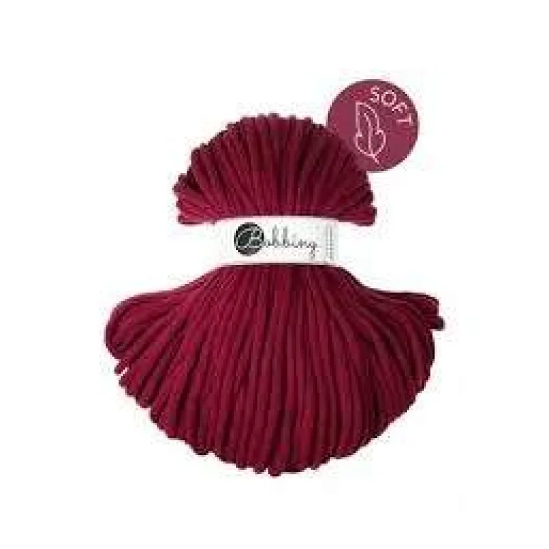 Bobbiny Soft 8 mm 100 m Wine Red