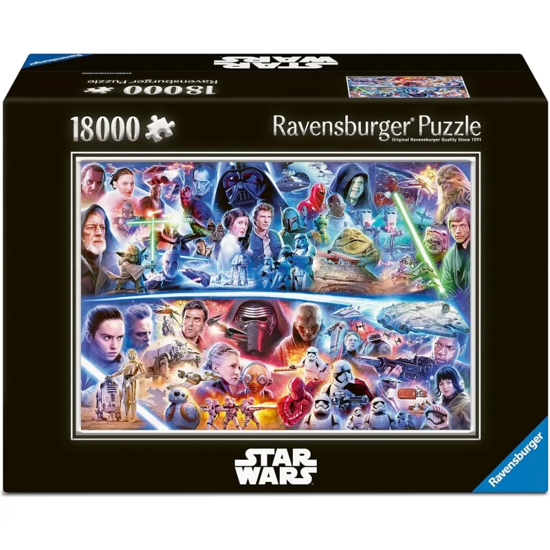 Puzzle Ravensburger 18000 dielikov Star Wars