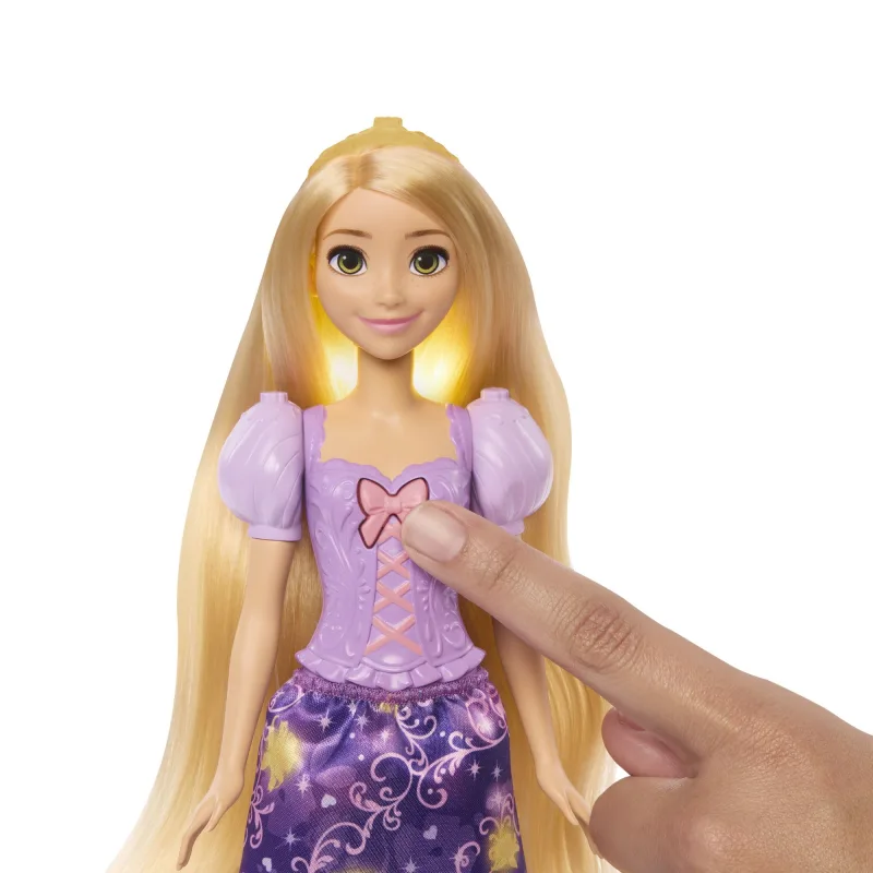 Mattel Disney Princess bábika Locika so žiariacimi vlasmi