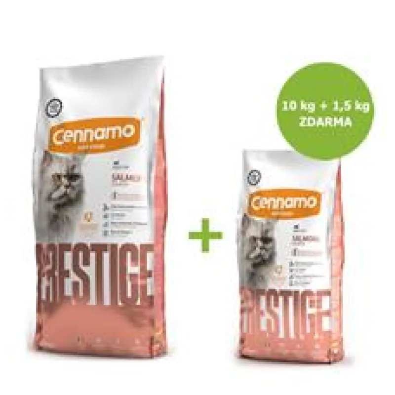 Prestige Cat Adult Salmon 10kg + 1,5kg ZDARMA