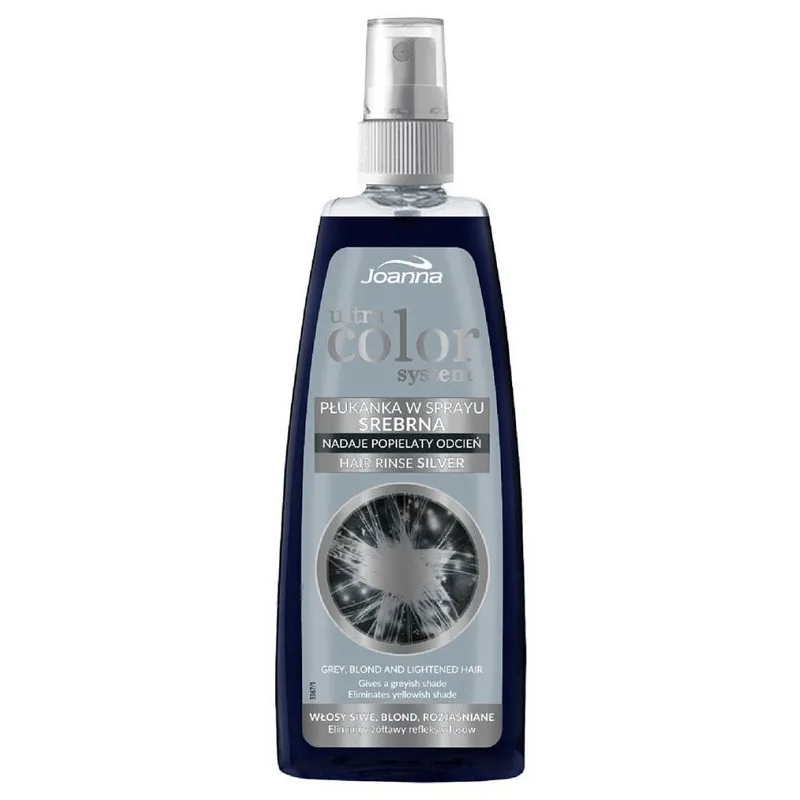 JOANNA Ultra Color SILVER Hair Rinse Spray 150ml - tónovaci preliv v spreji - strieborný