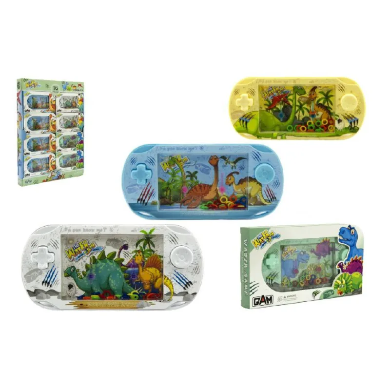 Teddies Vodná hra hlavolam dinosaurus plast 18cm asst 4 farby