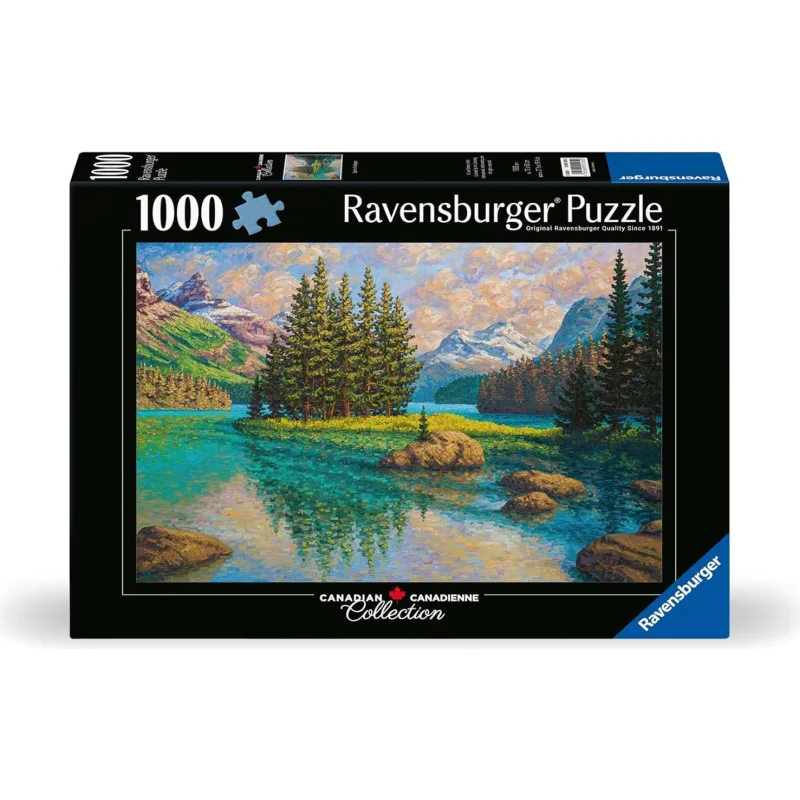 Puzzle Ravensburger 1000 dielikov Kanada: Spirit Island na jazere Maligne