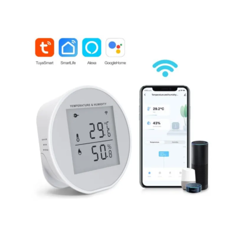 TUYA Smart Wi‑Fi senzor teploty a vlhkosti | Zoneway ZW-TW