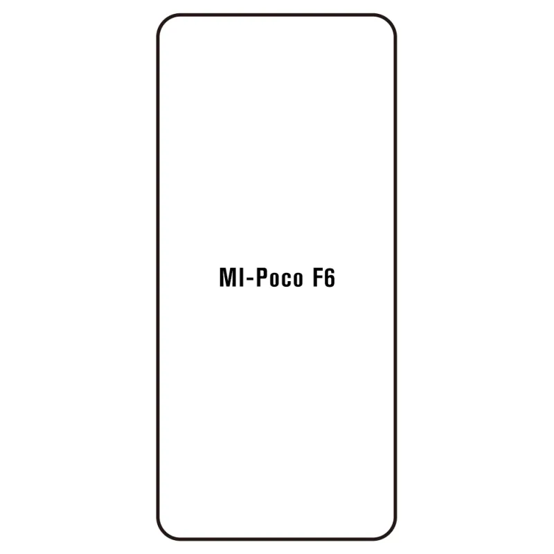 Sunshine Xiaomi Poco F6 Predná Hydrogél ochranná fólia Strih: Predná 1, Typ fólie: Číra