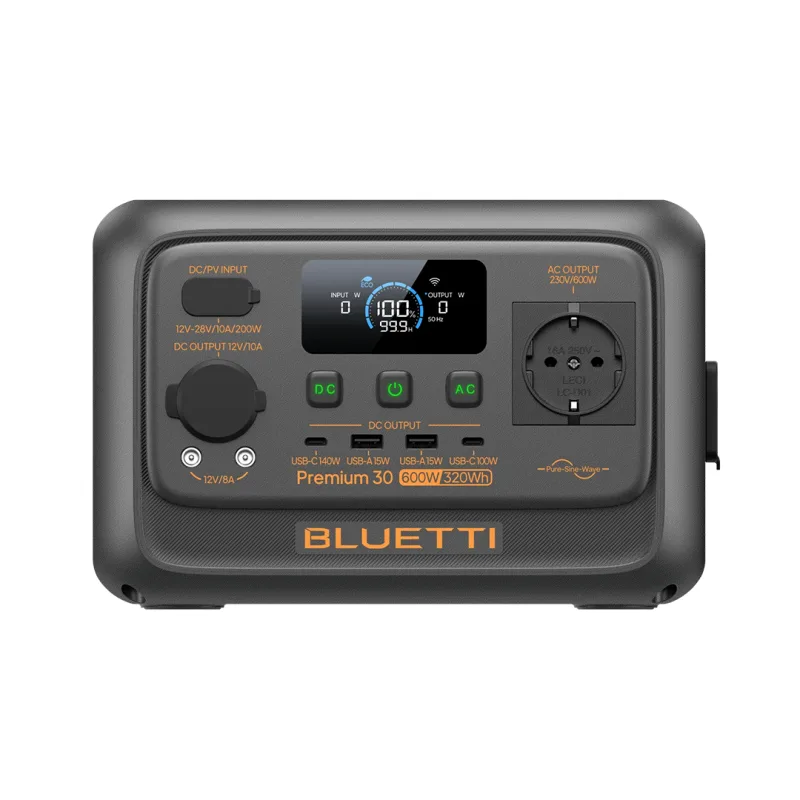 Bluetti Premium 30 V2 přenosná nabíjecí stanice, 600 W, 320 Wh Premium 30 V2