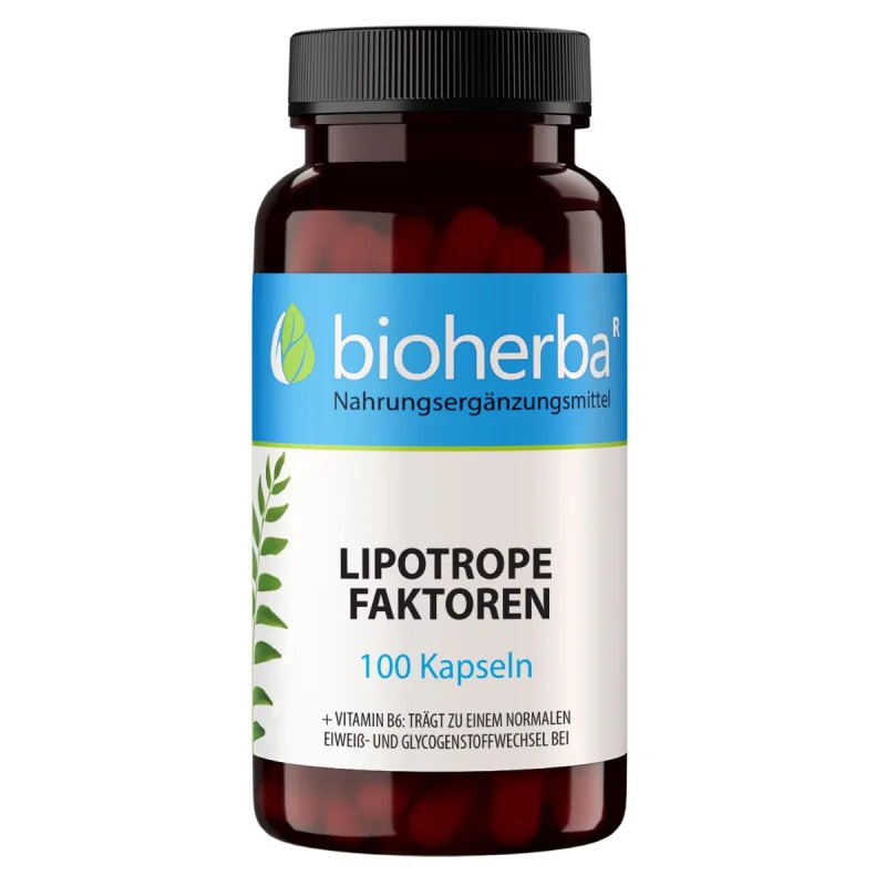 Bioherba Lipotropné faktory – 100 kapsúl –