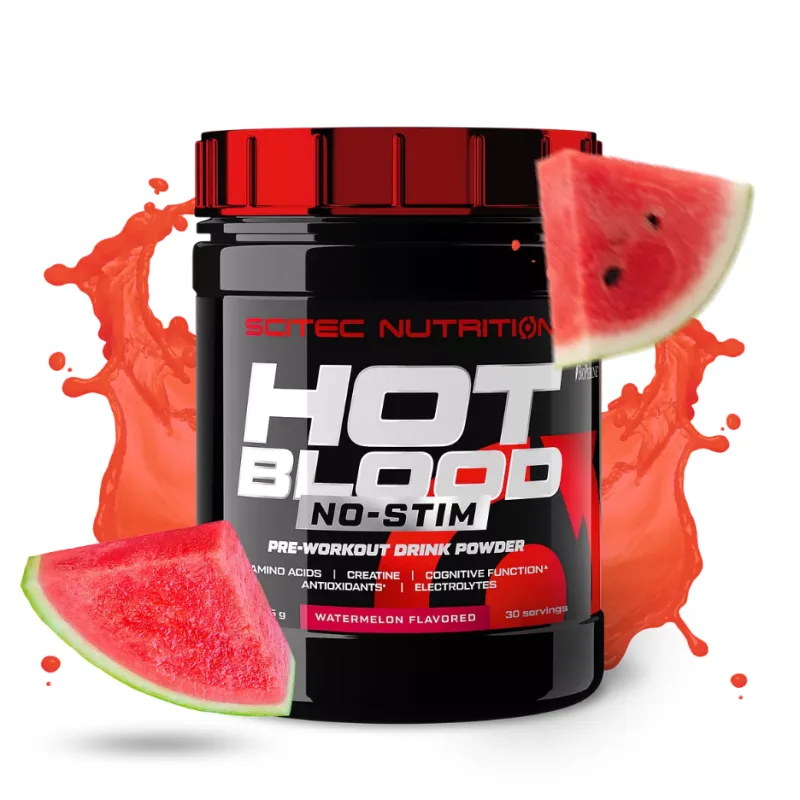 Hot Blood No-Stim 375 g - Scitec Nutrition Príchuť: Pomaranč
