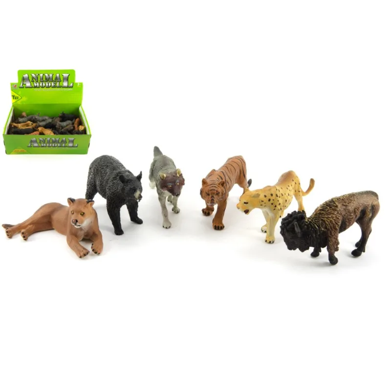 Teddies Zvieratká safari ZOO plast 10cm mix druhov