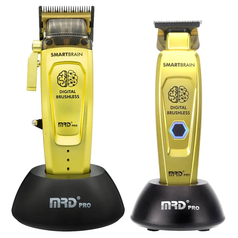 MRD Pro Smart Brain clipper & trimmer Gold Set strihacieho a kontúrovacieho strojčeka