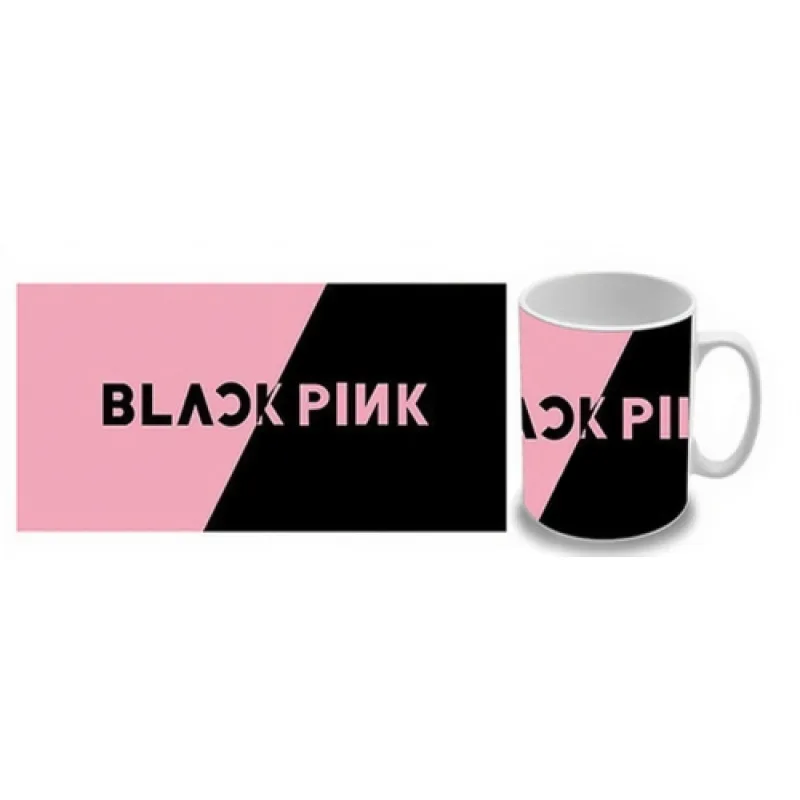 Blackpink - Pink Black Logo (hrnček)