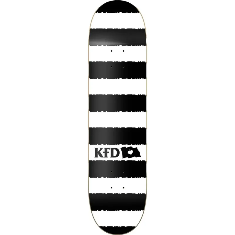 KFD Stripes Skate Doska (8"|Biela)