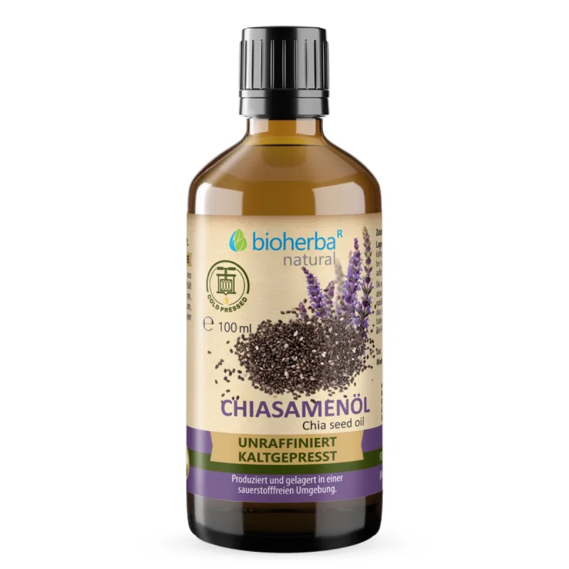 Bioherba Chia olej lisovaný za studena - 100 ml -
