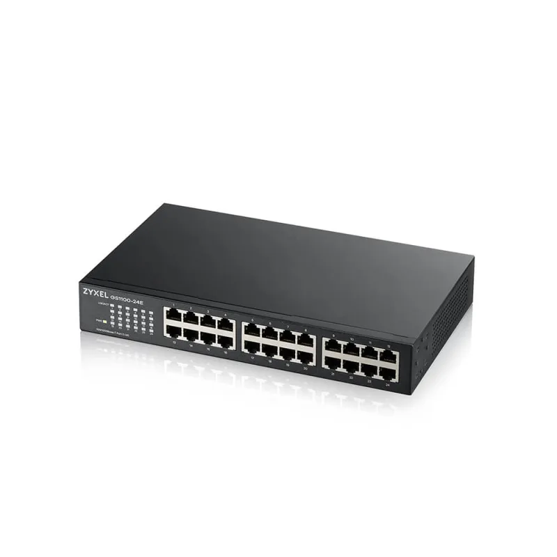 ZYXEL 24xGb fanless rack switch GS1100-24E v4 GS1100-24E-EU0104F