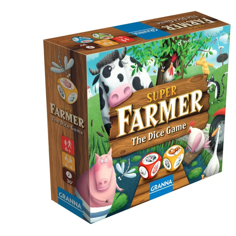 Granna Granna Superfarmár hra s kockami